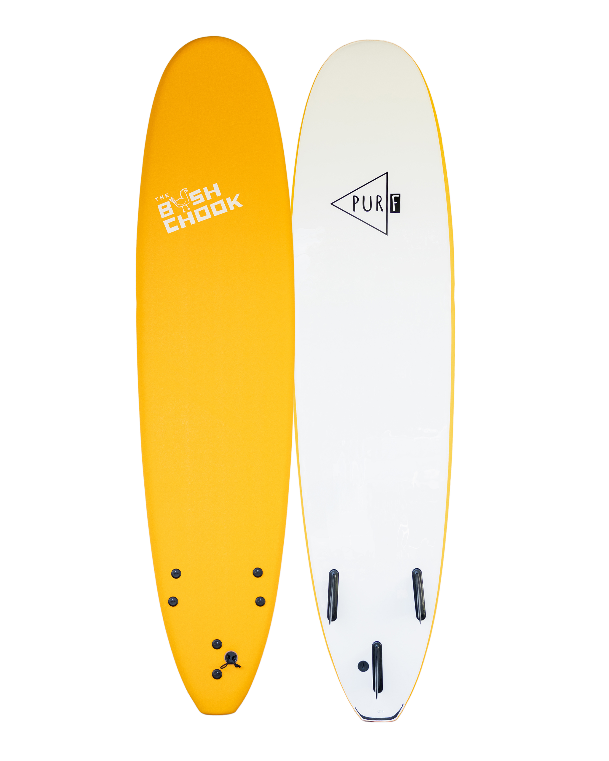 8 Foot Soft Surfboard PURF: The Bush Chook - Surf Lessons In Perth